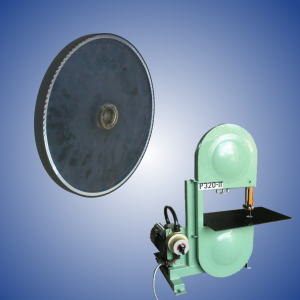 Rubberized wheel for P320 band saw