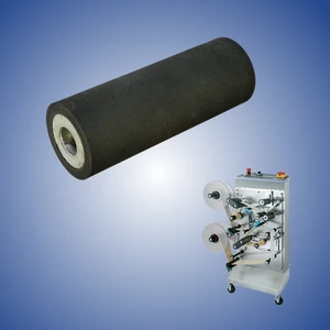 Rubberized roller for the Hurtado labeller